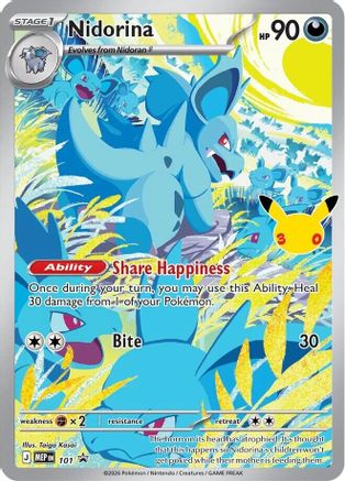 Nidorina 101 - Holofoil ME Mega Evolution Promo - Promo