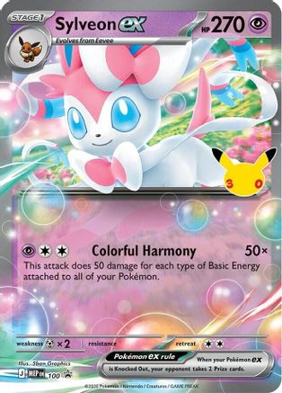 Sylveon ex 100 - Holofoil ME Mega Evolution Promo - Promo