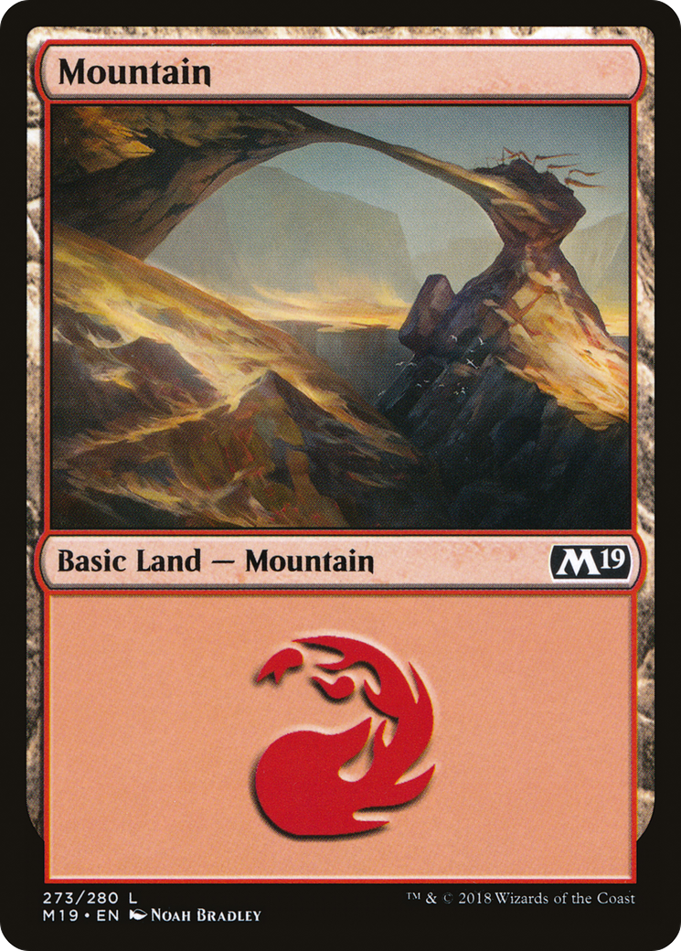 Mountain (273) (M19-273) - Core Set 2019 Foil