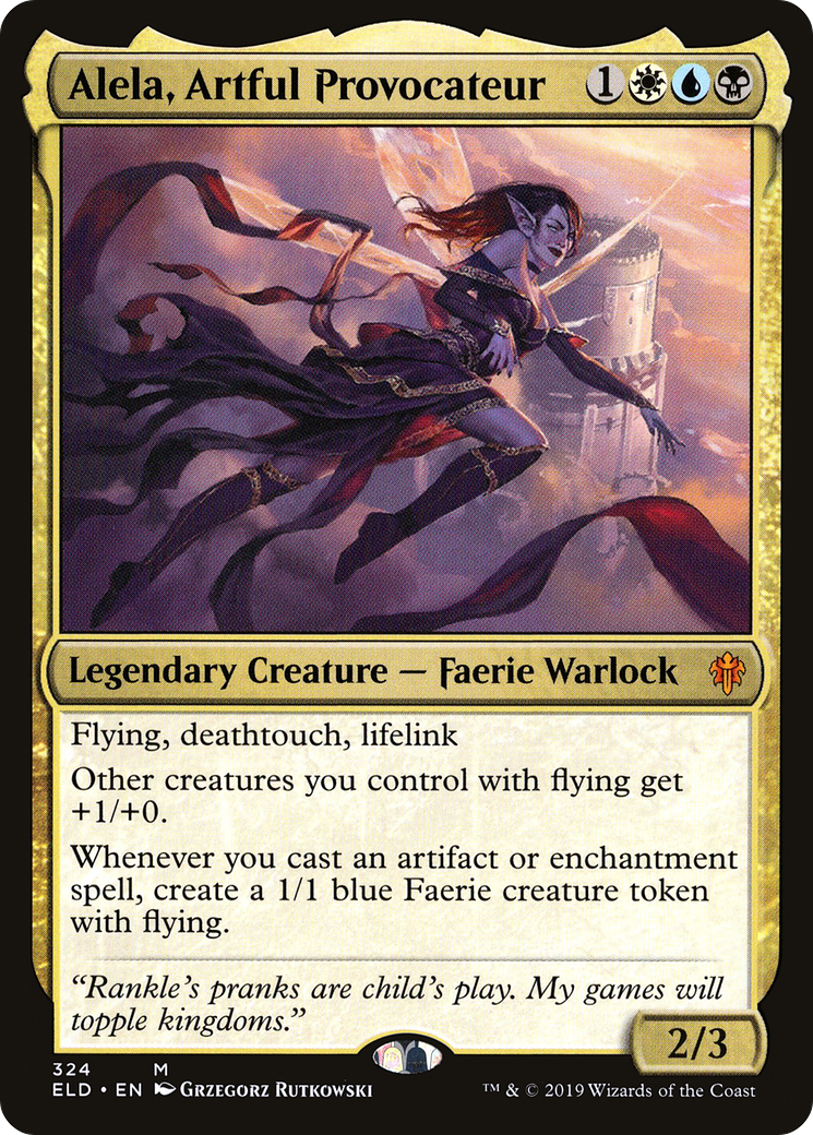 Alela, Artful Provocateur (ELD-324) - Throne of Eldraine