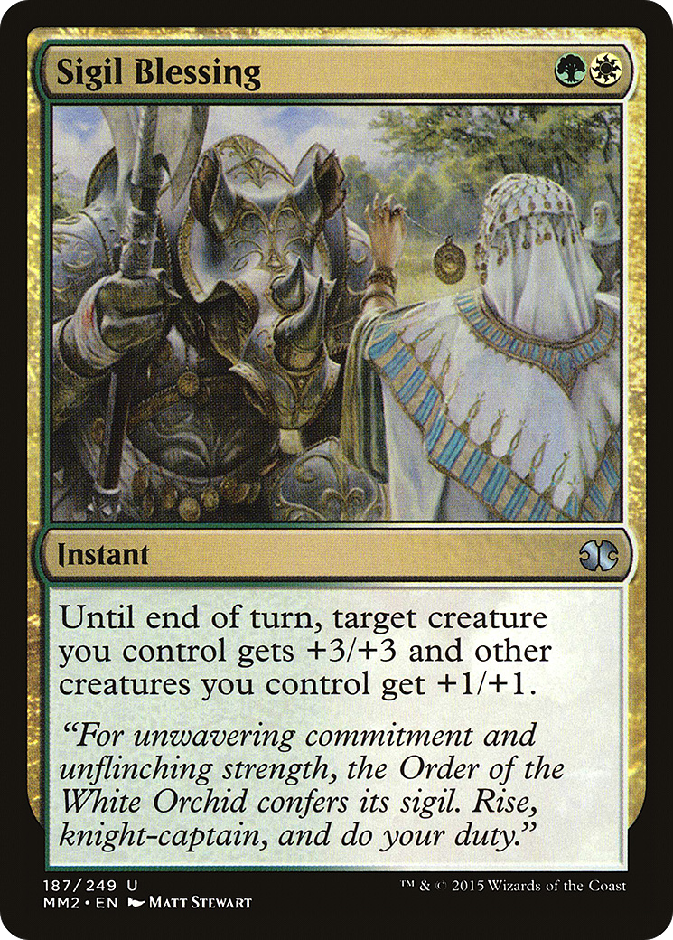 Sigil Blessing (MM2-187) - Modern Masters 2015 Foil