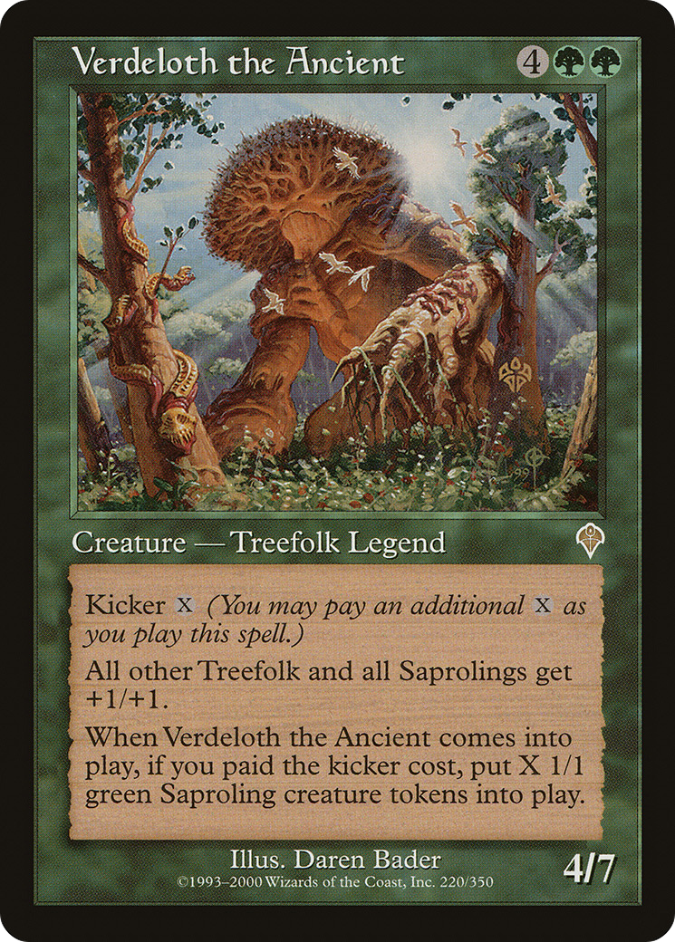 Verdeloth the Ancient (INV-220) - Invasion Foil