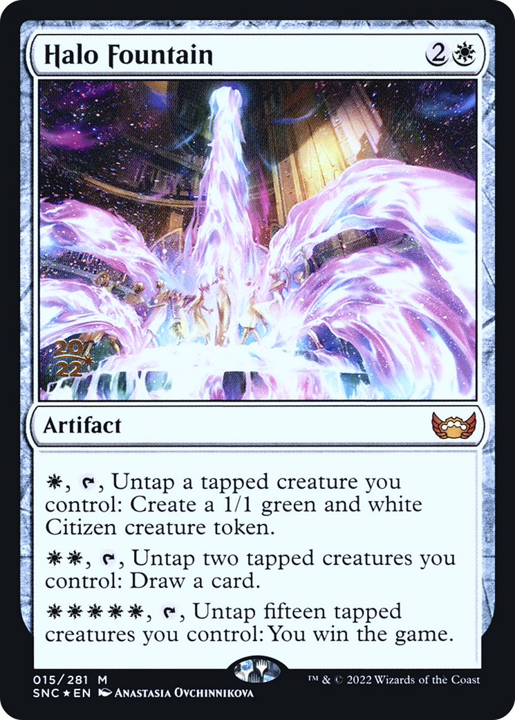 Halo Fountain (PRE-15S) - Streets of New Capenna Promos Foil