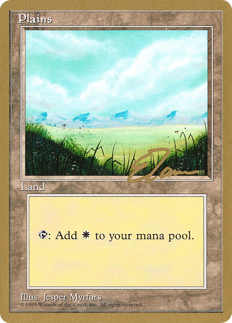 Plains (C) - 1996 Eric Tam (4ED) (WCD-) - Pro Tour Collector Set