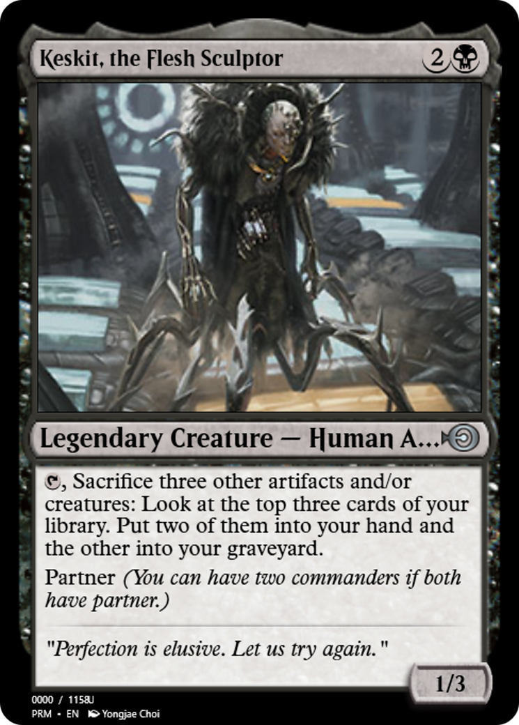 Keskit, the Flesh Sculptor (PRM-86328) - Magic Online Promos Foil