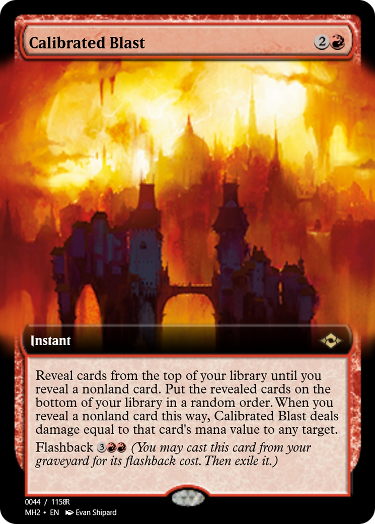 Calibrated Blast (PRM-91289) - Magic Online Promos Foil