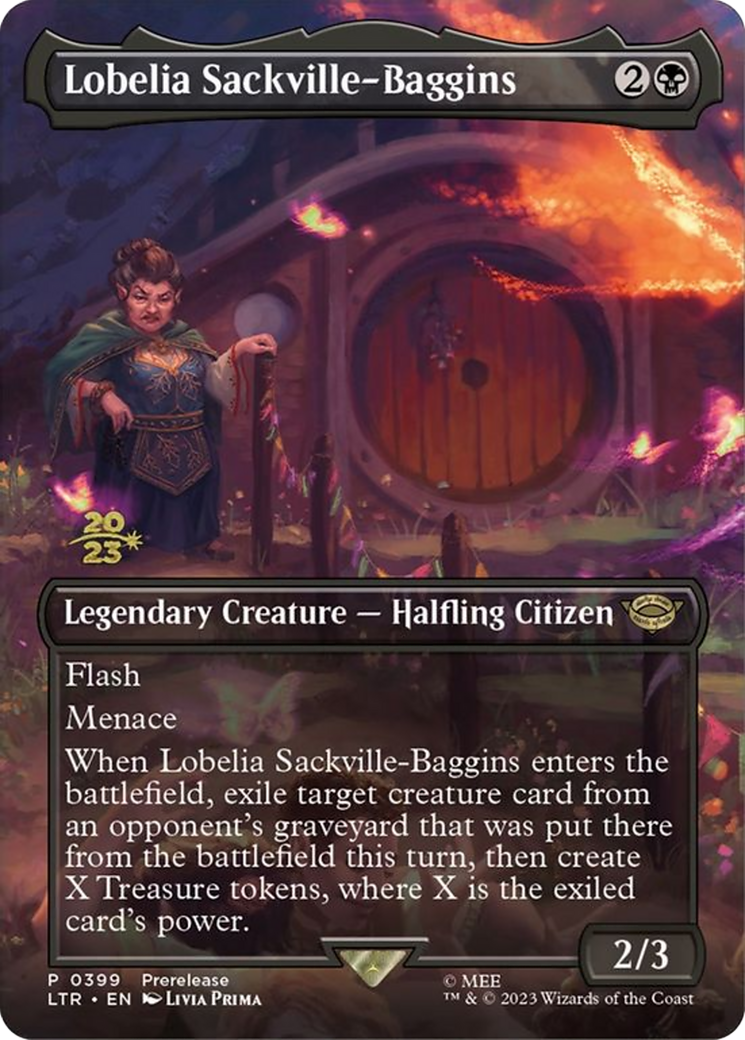 Lobelia Sackville-Baggins (0399) (PRE-399S) - Tales of Middle-earth Promos (Borderless) Foil