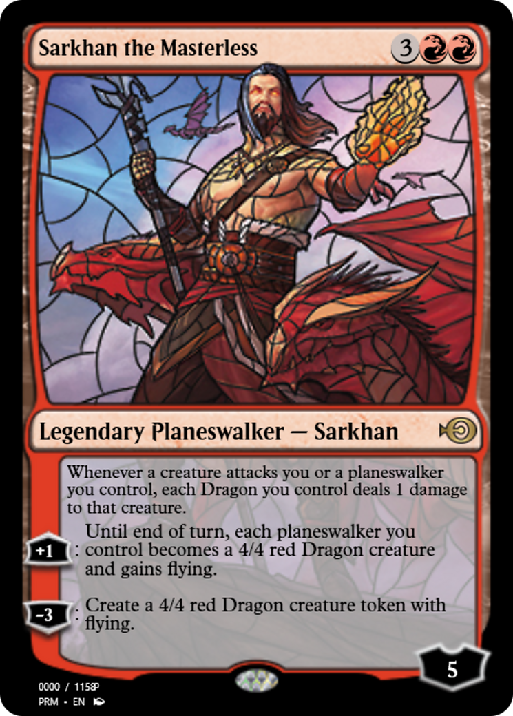 Sarkhan the Masterless (PRM-77991) - Magic Online Promos