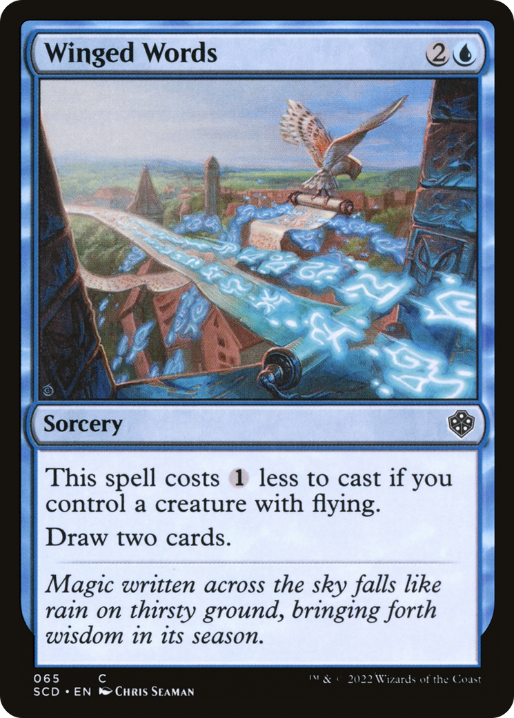 Winged Words (SCD-065) - Starter Commander Decks