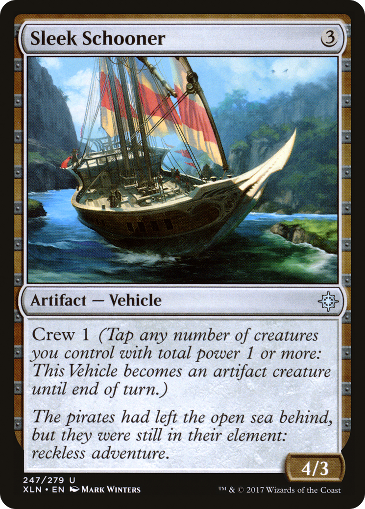 Sleek Schooner (XLN-247) - Ixalan Foil