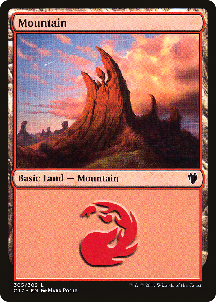Mountain (305) (C17-305) - Commander 2017