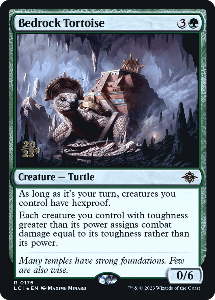 Bedrock Tortoise (PRE-176S) - The Lost Caverns of Ixalan Promos Foil