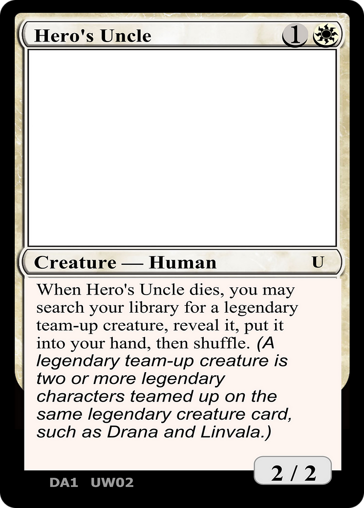 Hero's Uncle (UNK-UW02B) - Unknown Event