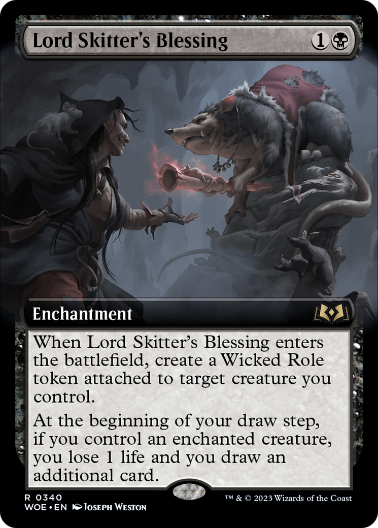 Lord Skitter's Blessing (Extended Art) (WOE-340) - Wilds of Eldraine: (Extended Art)