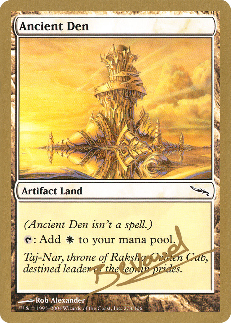 Ancient Den - 2004 Manuel Bevand (MRD) (WCD-) - World Championship Decks 2004