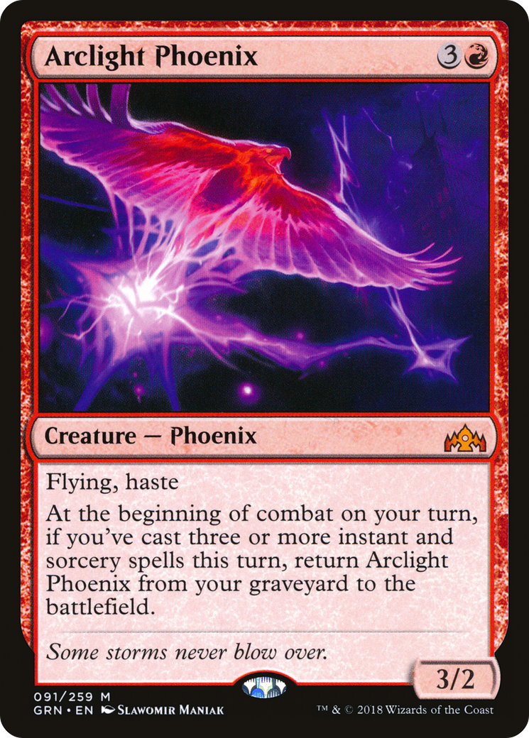 Arclight Phoenix (GRN-091) - Guilds of Ravnica Foil