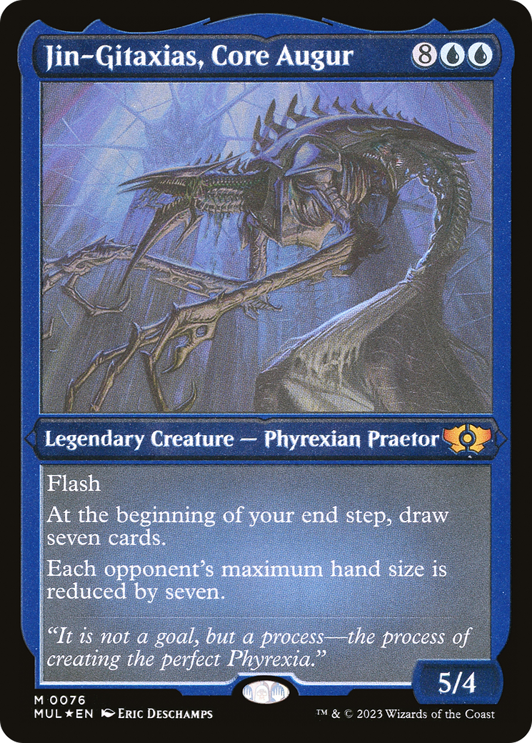 Jin-Gitaxias, Core Augur (Foil Etched) (MUL-076) - Multiverse Legends Etched Foil