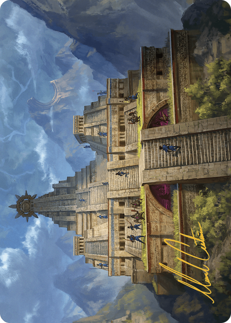 Barracks of the Thousand // Barracks of the Thousand (ALCI-006) - The Lost Caverns of Ixalan Art Series (Borderless) Foil