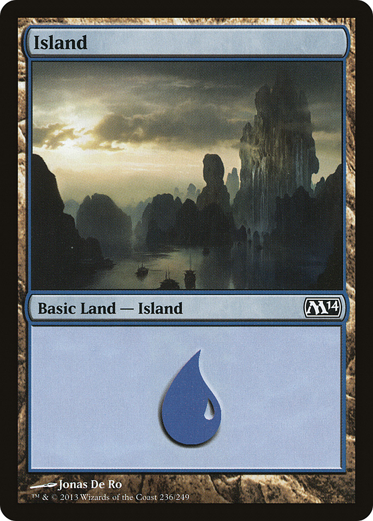Island (236) (M14-236) - Magic 2014 Foil