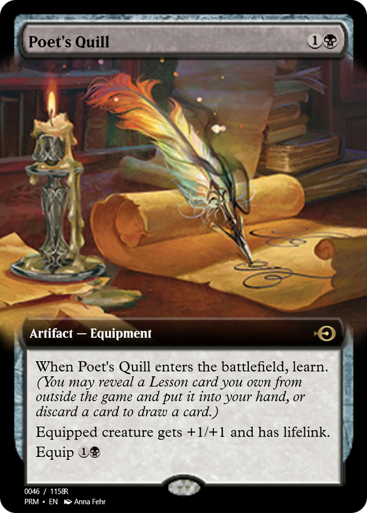 Poet's Quill (PRM-90064) - Magic Online Promos