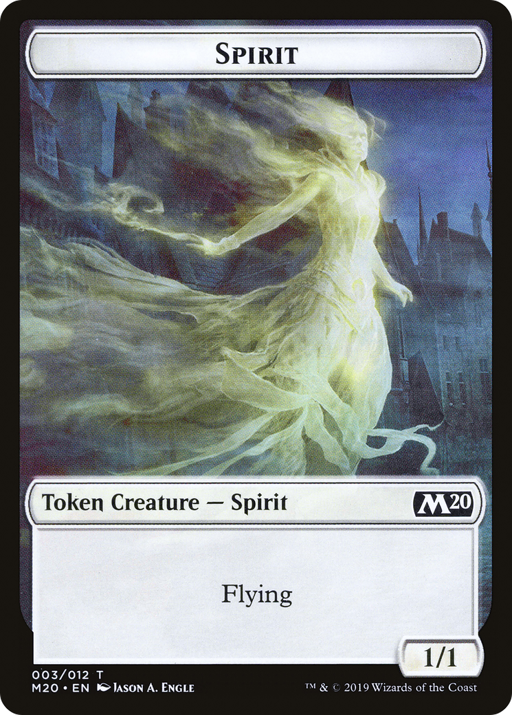 Spirit Token (M20-003) - Core Set 2020 Tokens