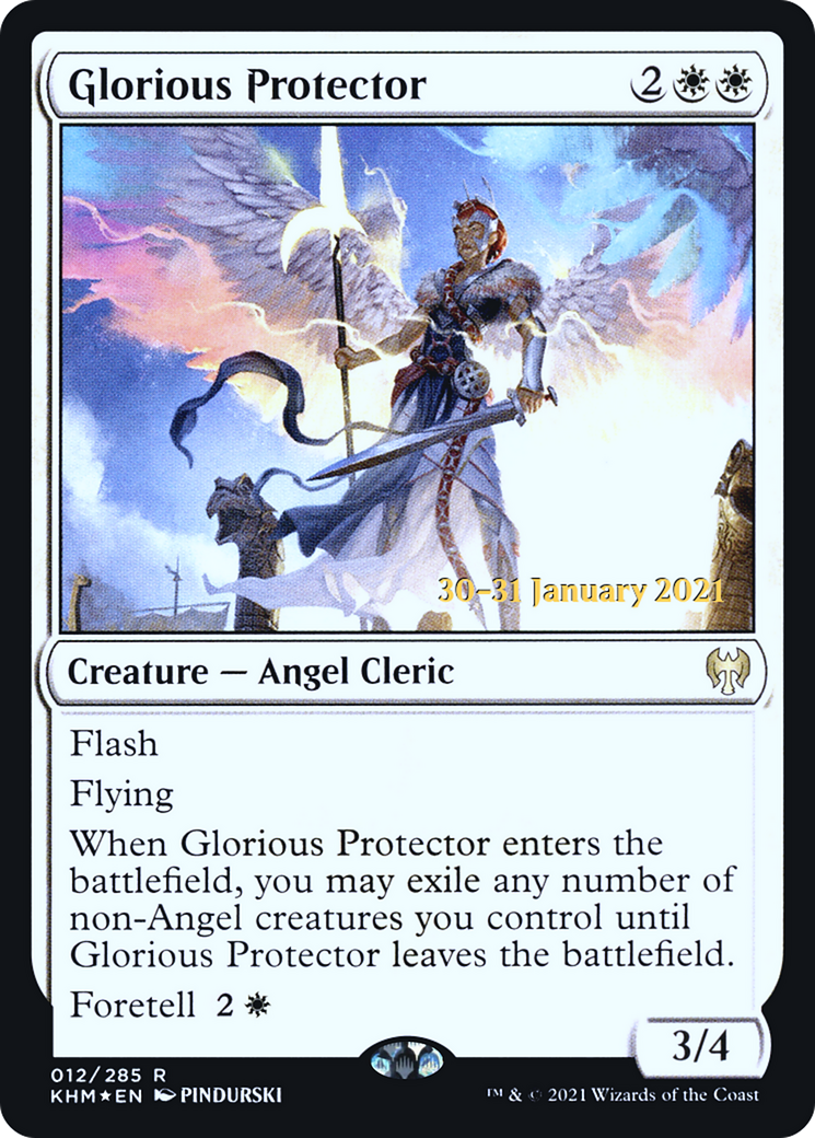 Glorious Protector (PRE-12S) - Kaldheim Promos Foil