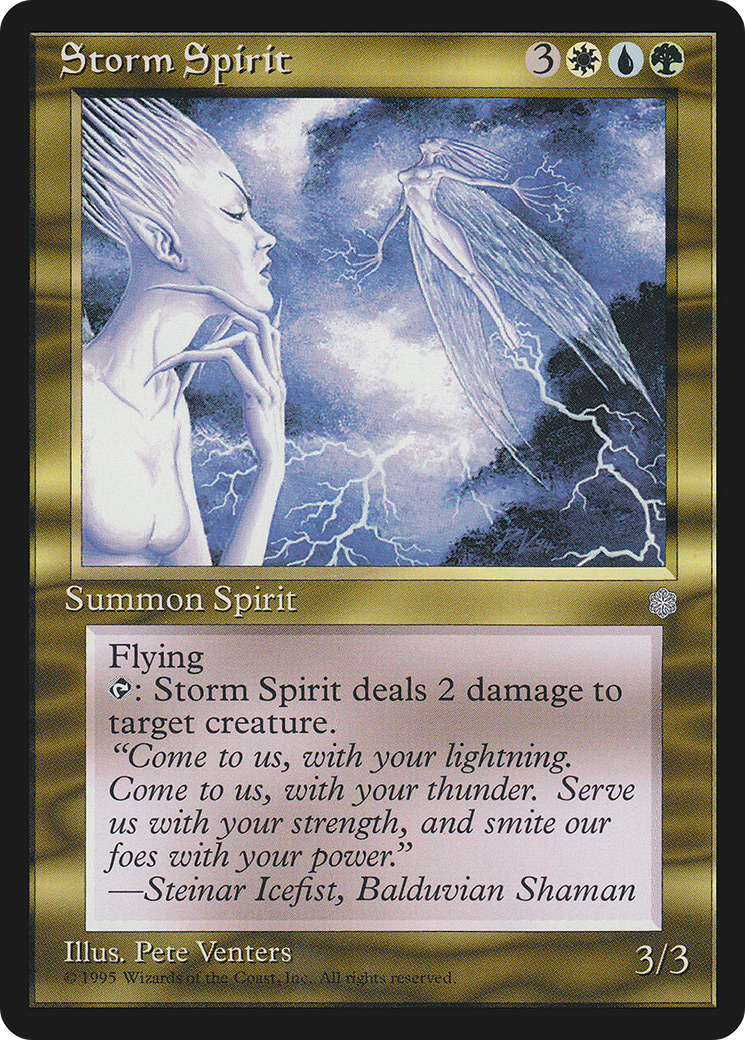 Storm Spirit (ICE-) - Ice Age