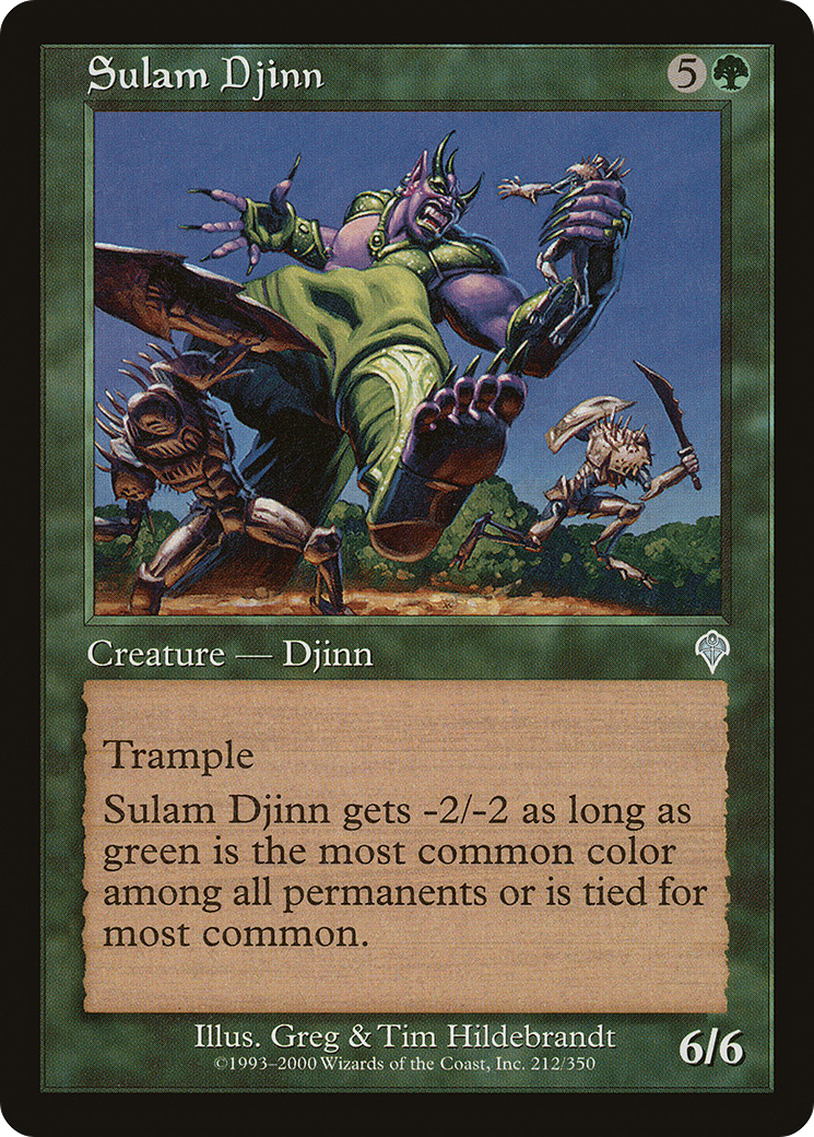 Sulam Djinn (INV-212) - Invasion Foil
