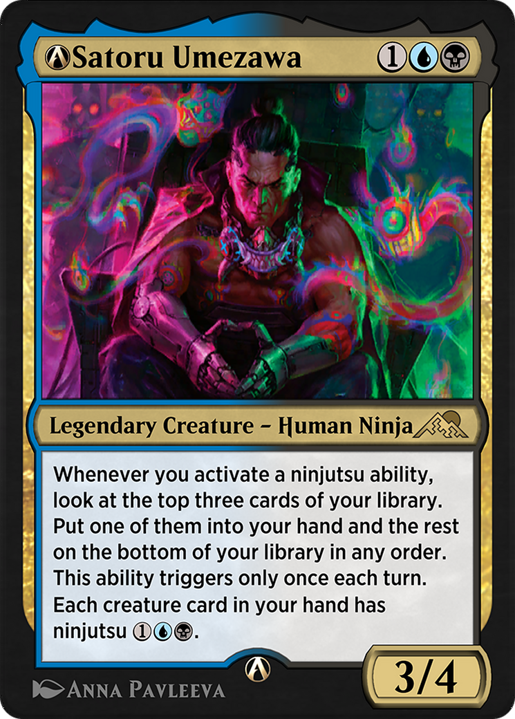 A-Satoru Umezawa (NEO-A-234) - Kamigawa: Neon Dynasty