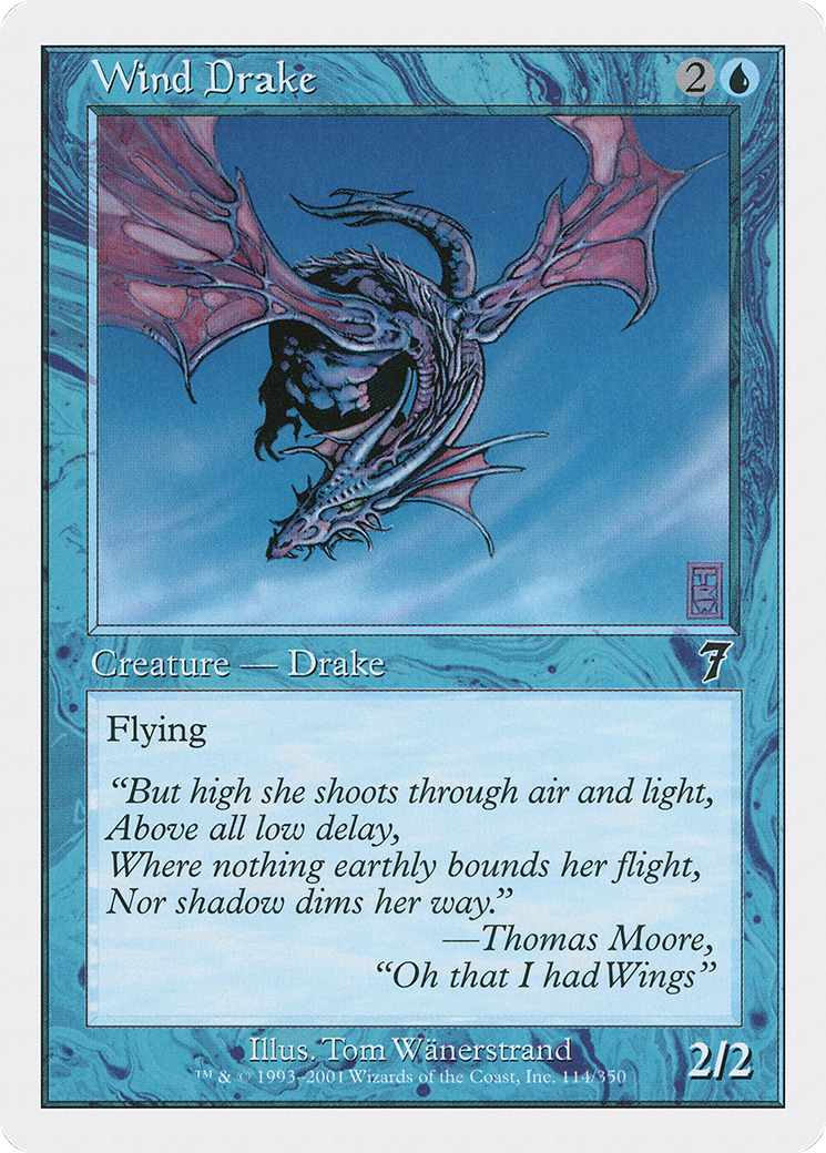 Wind Drake (7ED-114) - Seventh Edition