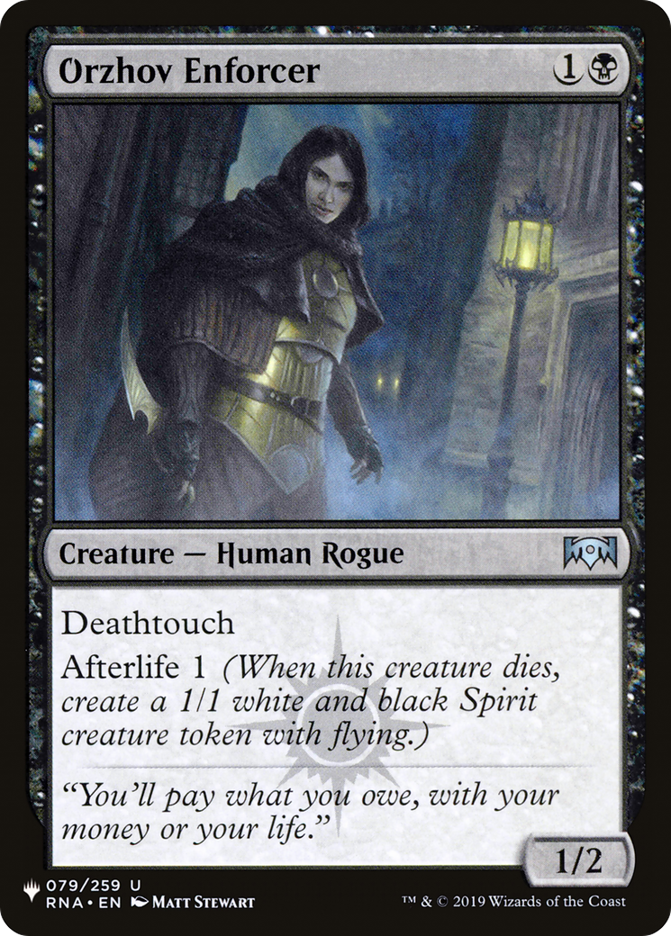Orzhov Enforcer (LIST-RNA-79) - The List