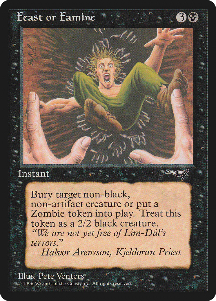 Feast or Famine (Falling into Pit) (ALL-49A) - Alliances