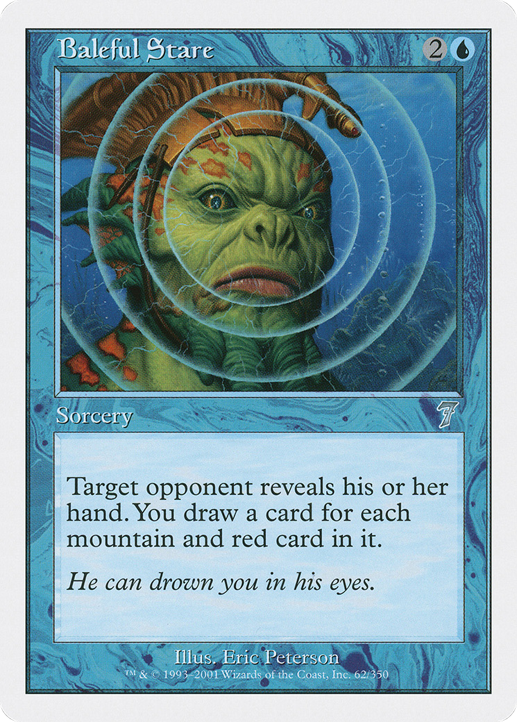 Baleful Stare (7ED-062) - Seventh Edition