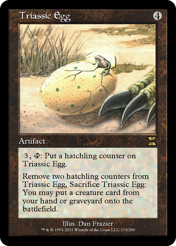 Triassic Egg (ME4-235) - Masters Edition IV Foil
