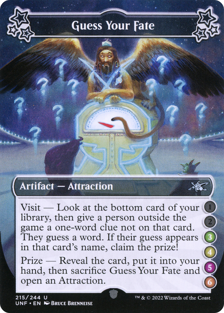 Guess Your Fate (3-4-5-6) (UNF-215D) - Unfinity
