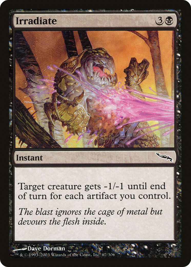 Irradiate (MRD-067) - Mirrodin Foil