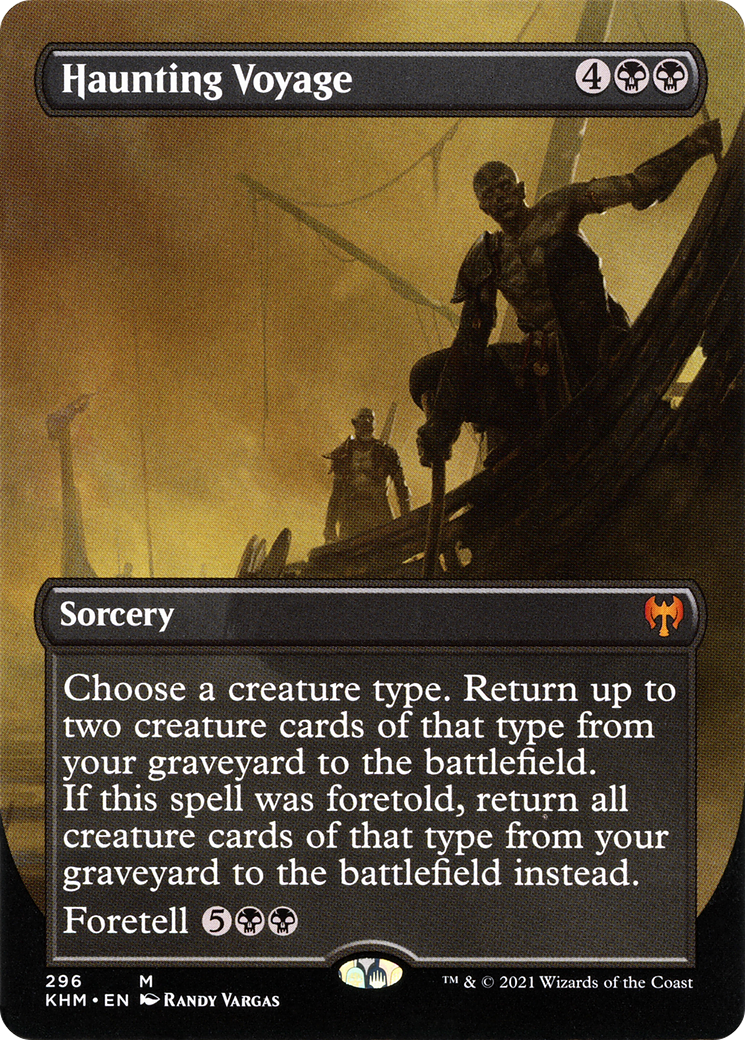 Haunting Voyage (Borderless) (KHM-296) - Kaldheim (Borderless) Foil