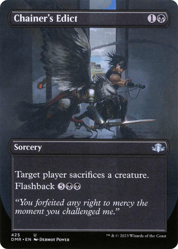 Chainer's Edict (Borderless) (DMR-425) - Dominaria Remastered (Borderless)
