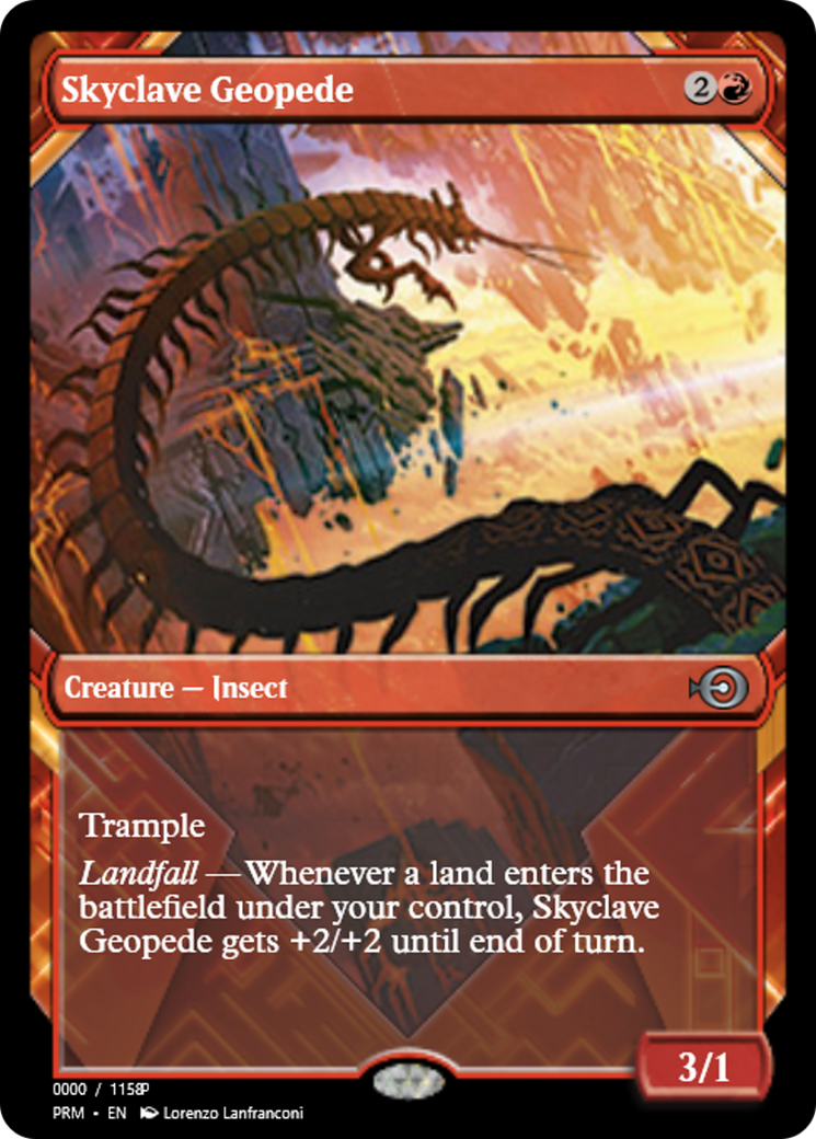 Skyclave Geopede (PRM-83698) - Magic Online Promos Foil