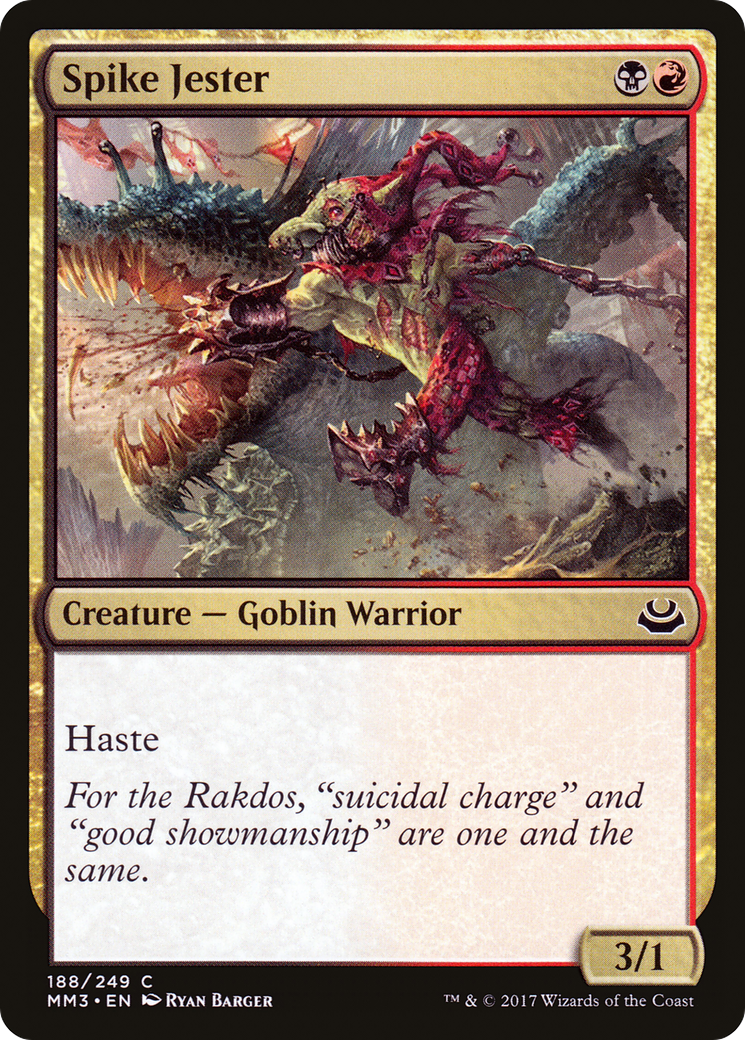 Spike Jester (MM3-188) - Modern Masters 2017 Foil
