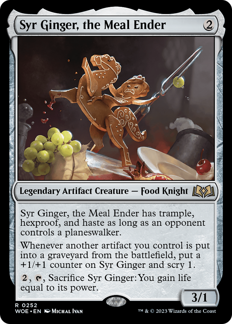 Syr Ginger, the Meal Ender (WOE-252) - Wilds of Eldraine Foil