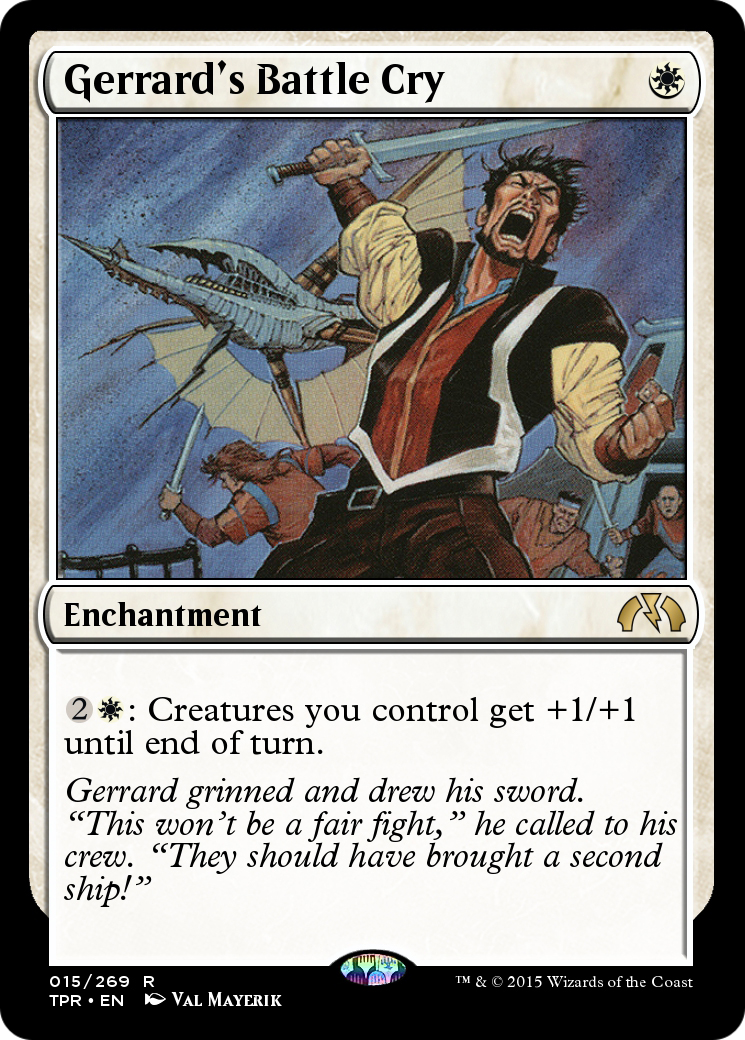 Gerrard's Battle Cry (TPR-015) - Tempest Remastered Foil