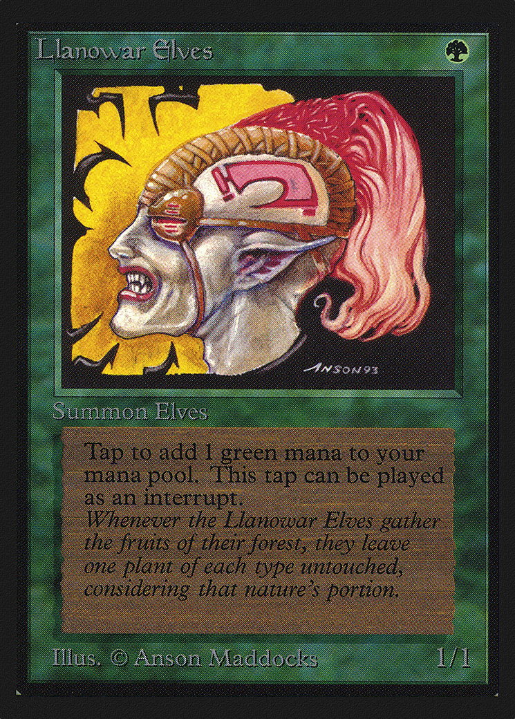 Llanowar Elves (IE) (IED-211) - Intl. Collectors' Edition