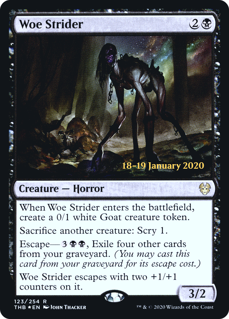 Woe Strider (PRE-123S) - Theros Beyond Death Promos Foil