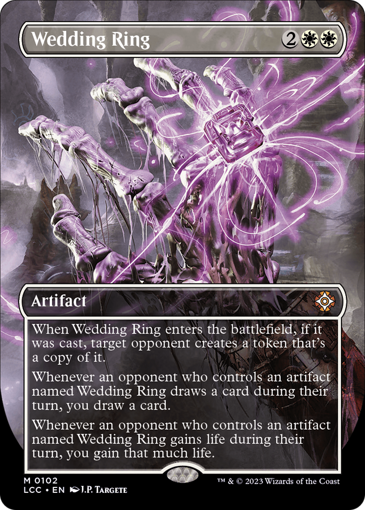 Wedding Ring (Borderless) (LCC-102) - The Lost Caverns of Ixalan Commander (Borderless) Foil
