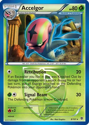 Accelgor (Team Plasma) 008/101 Plasma Blast - Rare
