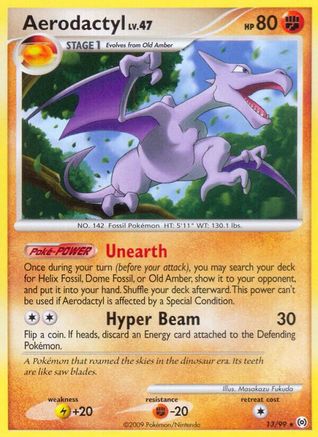 Aerodactyl 013 Arceus - Rare