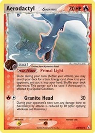 Aerodactyl (Delta Species) 035/110 - Reverse Holofoil Holon Phantoms - Uncommon