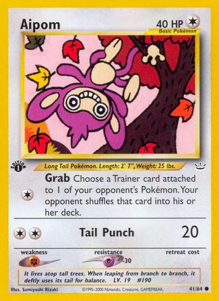 Aipom 041/64 - 1st Edition Neo Revelation - Common
