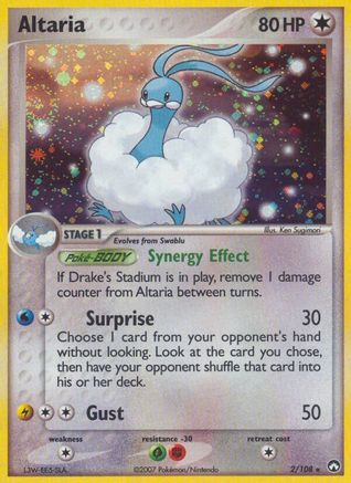 Altaria 002 - Reverse Holofoil Power Keepers - Holo Rare